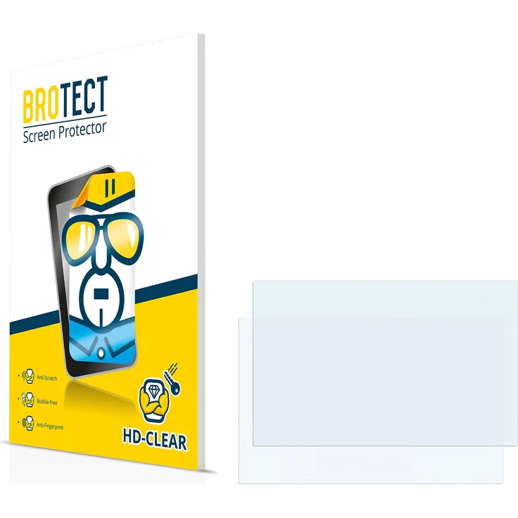 2x BROTECT HD-Clear Displayschutzfolie 30.7 cm (12.1 Zoll) [261 x 164 mm] Schutzfolie Folie - Klar, Anti-Fingerprint