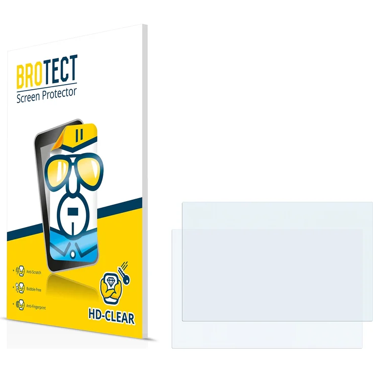 2x BROTECT HD-Clear Displayschutzfolie 30.7 cm (12.1 Zoll) [261 x 164 mm] Schutzfolie Folie - Klar, Anti-Fingerprint
