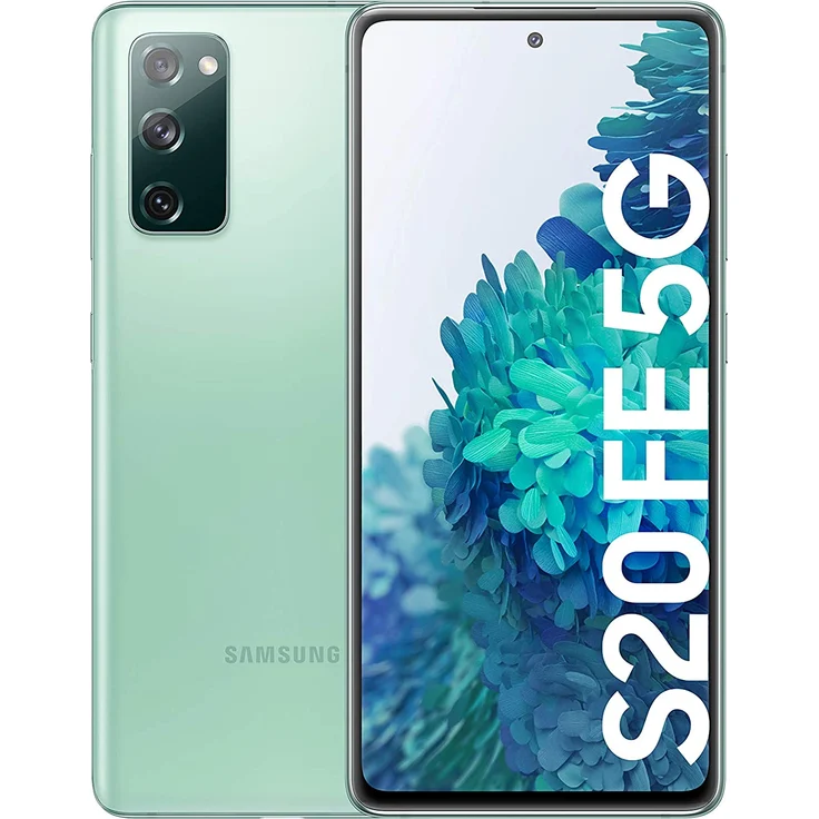 Samsung Galaxy S20 FE 5G Smartphone 16,51cm (6,5 Zoll) AMOLED-Display, 128GB interner Speicher, 6GB RAM, Hybrid-SIM, Cloud Mint – Bild 1