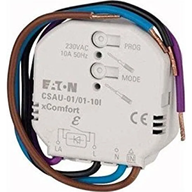 Eaton xComfort Funk Schaltaktor 10 A und lokaler Eingang, CSAU-01-01-10I (172938)