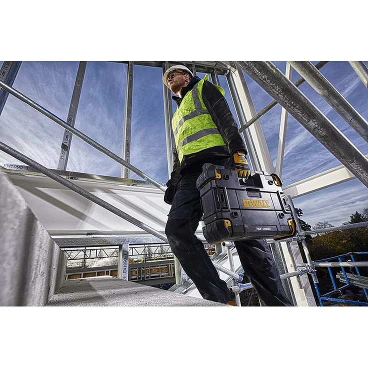 DeWalt DWST1-81078-QW TSTAK Baustellenradio mit Bluetooth, LCD-Display, spritzwassergeschützt, schwarz – Bild 13