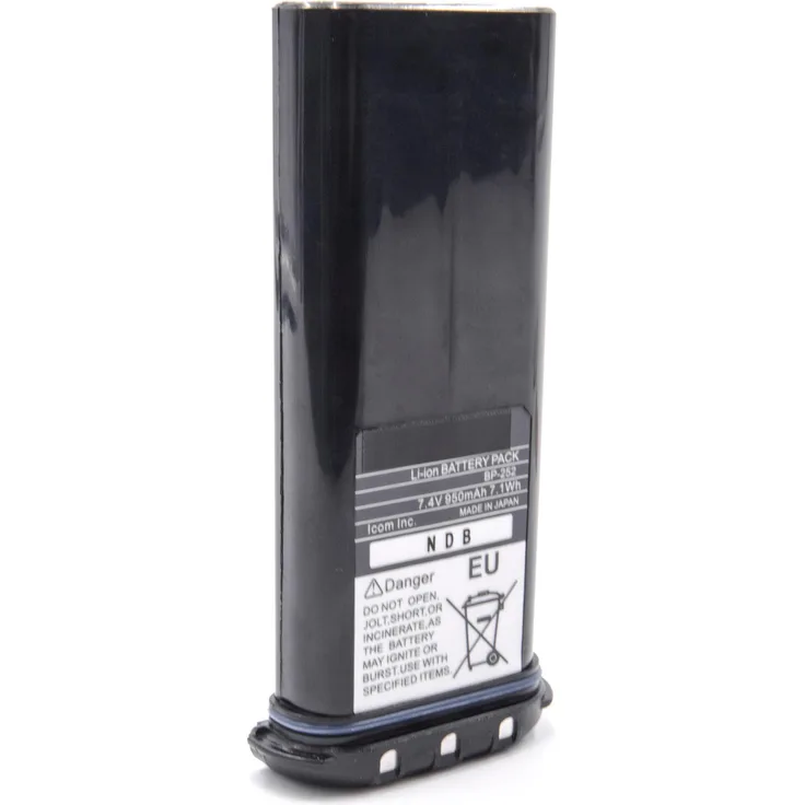 VHBW Akku, geeignet für Funkgerät, Walkie Talkie Icom IC-GM1600, IC-GM1600E, IC-M33, IC-M33E, IC-M35, IC-M35E 950 mAh, 7,4 V, Li-Ion