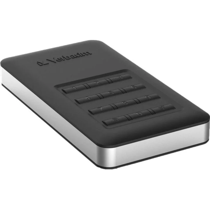 Verbatim Store 'n' Go Portable - Festplatte - verschlüsselt - 1 TB - extern (tragbar) - USB 3.1 Gen 1 (USB-C Steckverbinder) - 256-Bit-AES (53401) – Bild 1