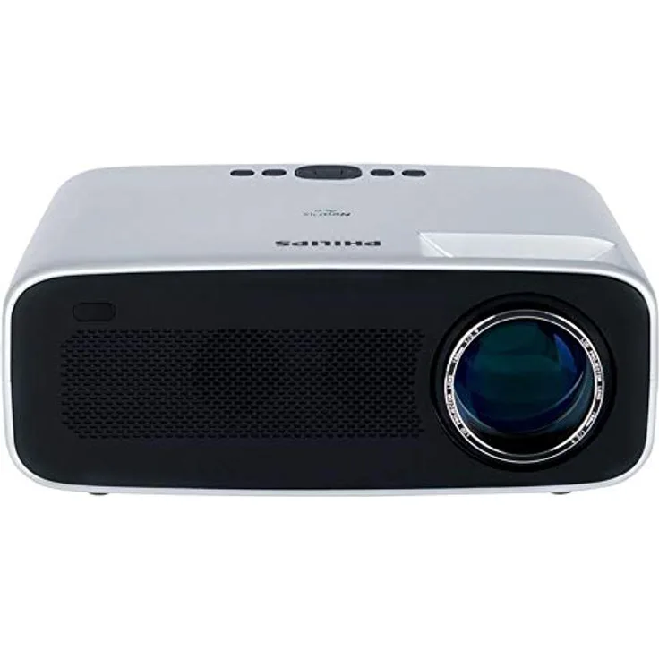 Philips NeoPix Ace Mini-Beamer, LED, Full HD (1920 x 1080), Kontrast 3000:1, 4200 ANSI-Lumen, Bilderverhältnis 16:9, Bluetooth, WLAN, grau