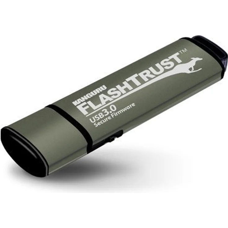Kanguru Flash Trust 128 GB Speicherstick USB 3.0 schwarz