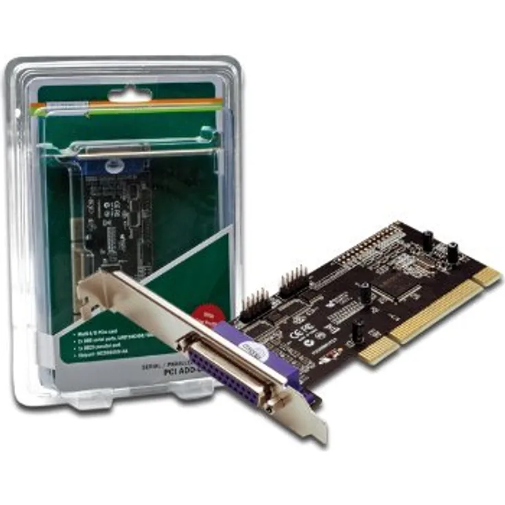 Digitus Multi-I/O PCI Karte Parallel DC PAR1SER2-1