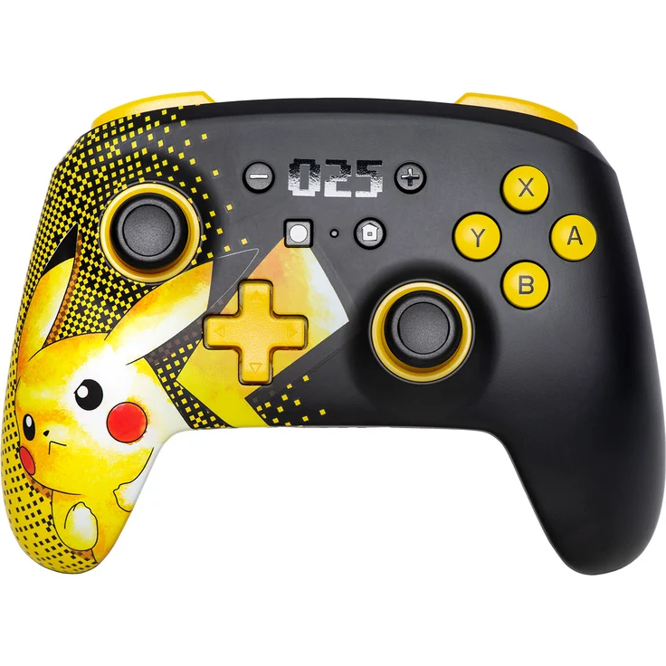 PowerA Enhanced Wireless Controller Pikachu Schwarz, Gelb (1521476-01) (Switch) – Bild 1
