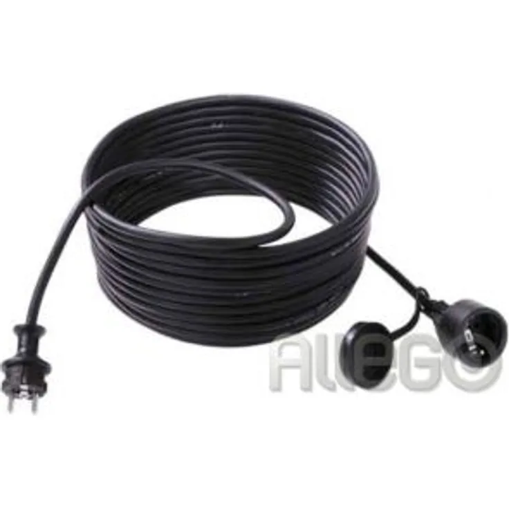 Bachmann 2174451 343.171 Schuko Verlängerung 10 m schwarz