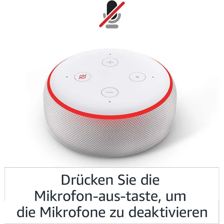Amazon Echo Dot (3. Generation) Sprachassistent Anthrazit/Stoff US-Version mit EU-Adapter - Preisvergleich – Bild 7