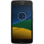 Motorola Moto G5 lunar grey Smartphone 12,7cm Pixel (5 Zoll) IPS-Display, 16GB interner Speicher, 2GB RAM, Dual-SIM, Android, Lunar Grey