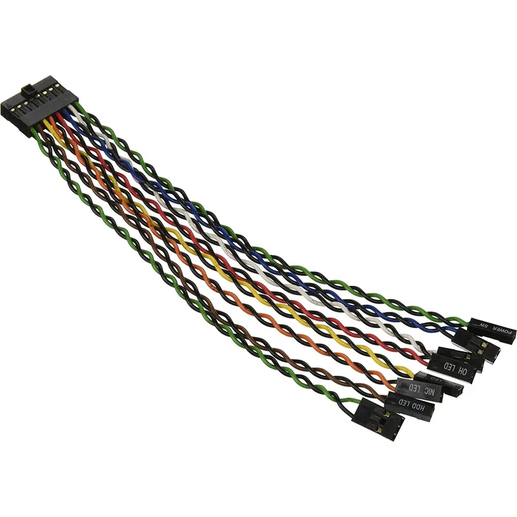Supermicro CBL-0084L Frontpanel Split Kabel (16-polig, 15 cm)