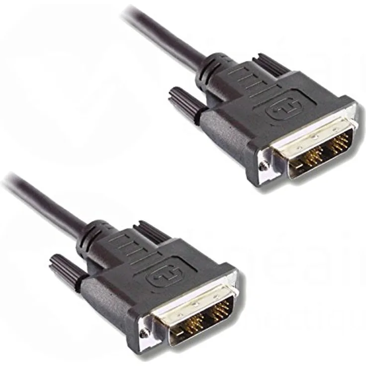 Lineaire vhd10d Kabel DVI-D Stecker, 2 m, Schwarz