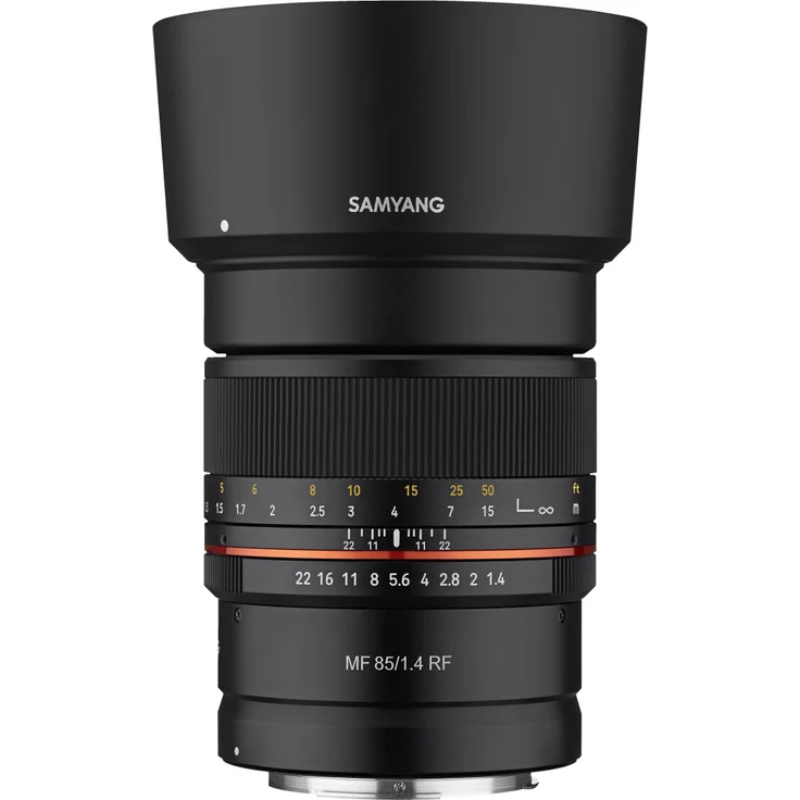 Samyang MF 85mm F1.4 RF Canon EOS R - manuelles Objektiv mit 85 mm Festbrennweite für spiegellose Canon Vollformat oder APS-C Kameras mit RF Anschluss, 72mm Filtergewinde, ideal für Portrait – Bild 1