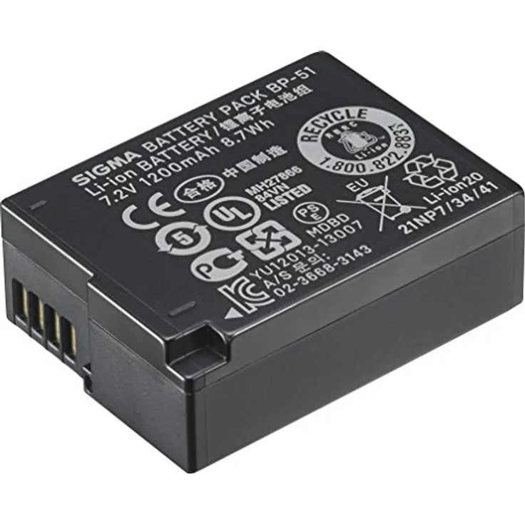 Sigma BP-51 Li-Ion Akku für DP1 und DP2 Quattro Digitalkamera