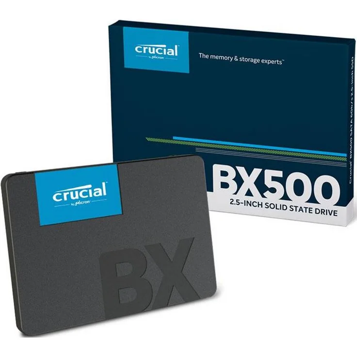 Crucial BX500 - Solid-State-Disk - 240 GB - intern - 2.5 Zoll (6.4 cm) - SATA 6Gb/s (CT240BX500SSD1) – Bild 1