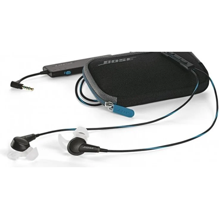 Bose QuietComfort 20 In-Ear-Kopfhörer (Acoustic Noise Cancelling, geeignet für Apple Gerät, 3,5 mm Klinkenstecker, 1,32 m Kabellänge) schwarz – Bild 2