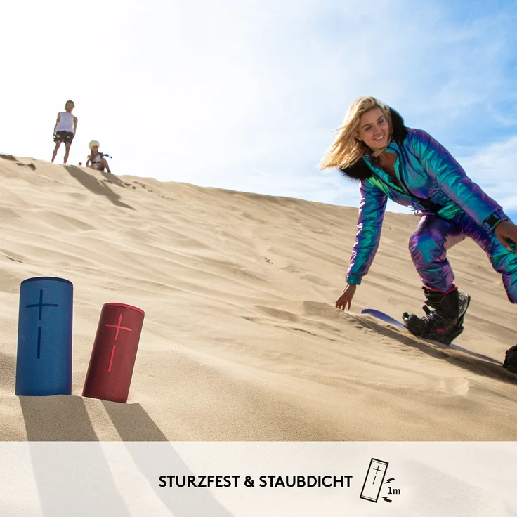 Ultimate Ears Boom 3 Bluetooth-Lautsprecher mit Radio, Webradio, wasserdicht, Grau – Bild 4