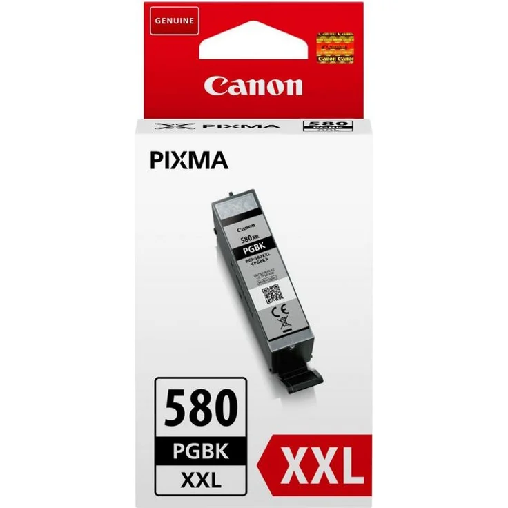 Canon PGI 580 BK XXL original Tintenpatrone Pigmentschwarz für Pixma Drucker PIXMA TR7550 TR8550 TS6150 TS8150 TS9150 TS6250 TS8250 TS9550 – Bild 1