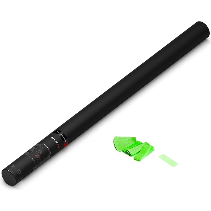 Magic FX Handbetriebene UV Konfettikanone PRO 80cm - Fluo Grün