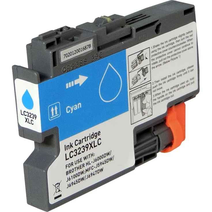 Kompatibel Brother LC-3239 XL C Cyan Blau Druckerpatrone für 5.000 Seiten von Gigao – Bild 1