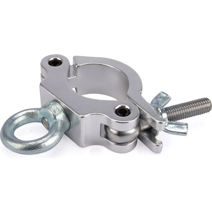 RIGGATEC Halfcoupler schmal mit Öse, Silber, 170 kg