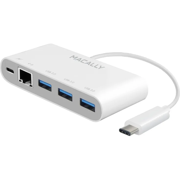 May UC3HUB3GBC 3.1 USB-C auf 3 Port USB-A Gigabit Ethernet und USB-C Ladeadapter