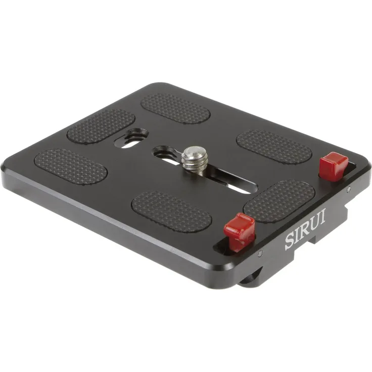 Sirui TY-50E Schnellwechselplatte (Alu, 1-4 Gewinde, geeignet für Sirui und Arca-Swiss) schwarz