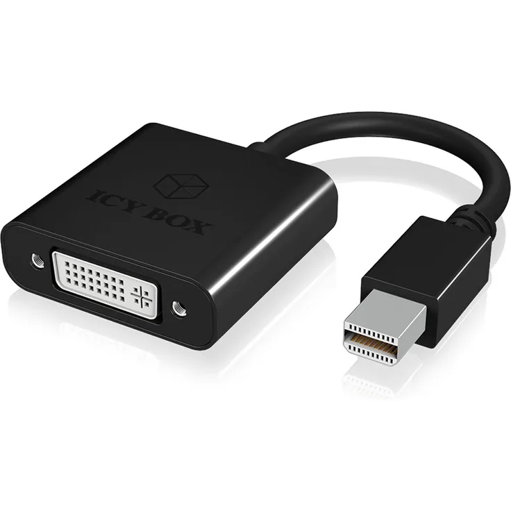 RaidSonic ICY BOX IB-AC537 - Videokonverter - Mini DisplayPort - DVI - Schwarz (IB-AC537)