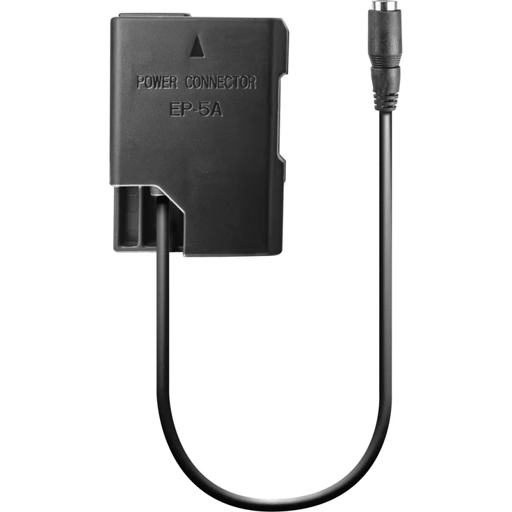 kj-vertrieb DC-Kuppler, Akkuadapter für Nikon EP-5A - ersetzt EN-EL14 - 4,0 x 1,7 mm