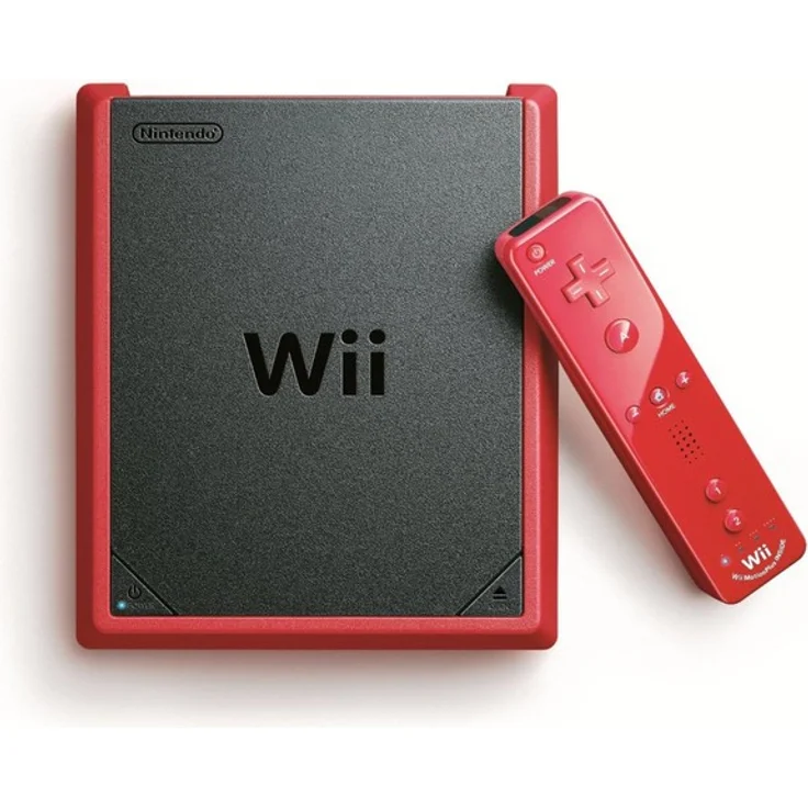 Nintendo Wii mini Schwarz Rot 512MB Bundle inkl. Mario Kart Wii – Bild 4