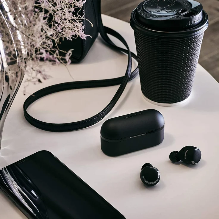 Panasonic RZ-S500WE-K True Wireless In-Ear Kopfhörer, mit Bluetooth, Mikrofon, Noise Cancelling, spritzwassergeschützt, schwarz – Bild 13
