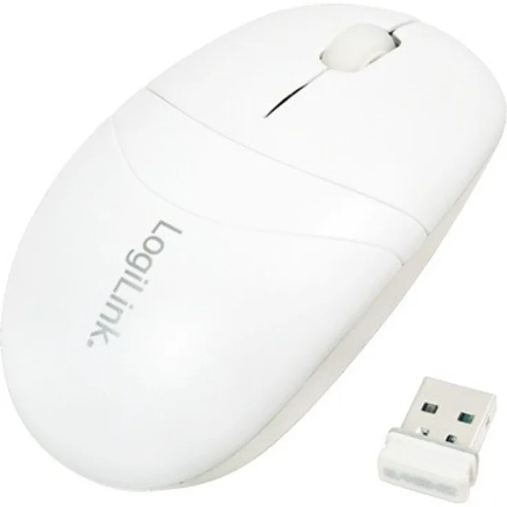 LogiLink Optical Wireless Mouse weiß (ID0068)