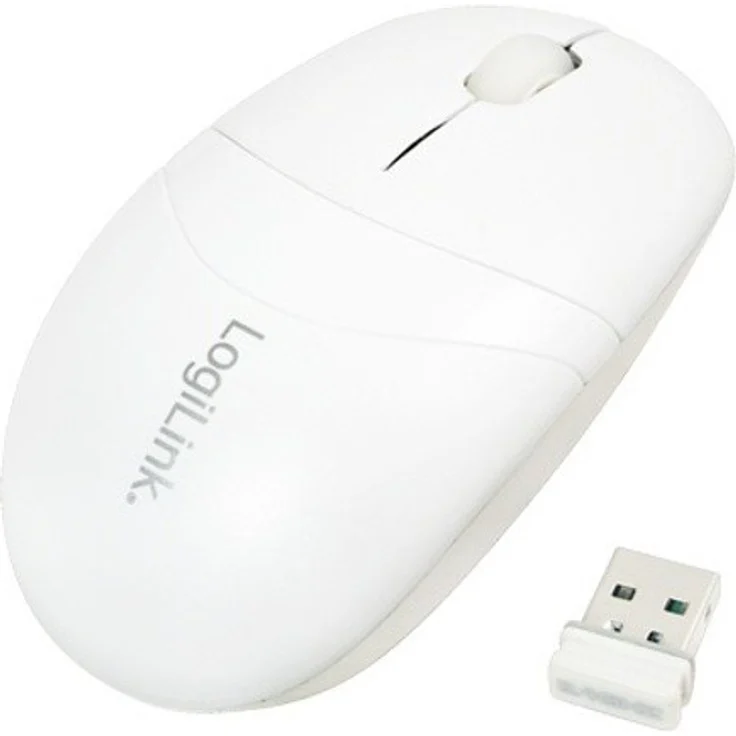 LogiLink Optical Wireless Mouse weiß (ID0068)