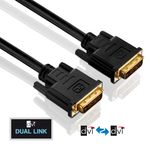 PureLink PI4200-200 Dual Link DVI Verbindungskabel (WUXGA (1920x1200)), DVI-D Stecker (24+1) auf DVI-D Stecker (24+1), zertifiziert, 20,0m, schwarz