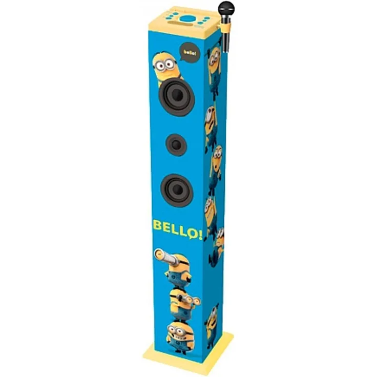 Lexibook - K8050DES - Minions Bluetooth Karaoke Stereoturm