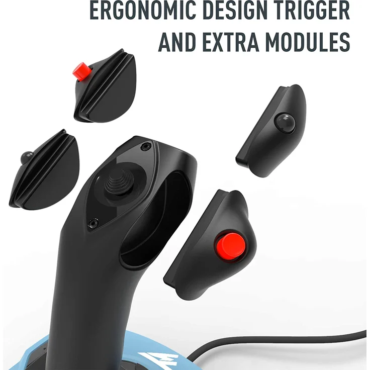 Thrustmaster TCA Officer Pack Airbus Edition Schwarz, Hellblau (2960842) (PC) – Bild 5