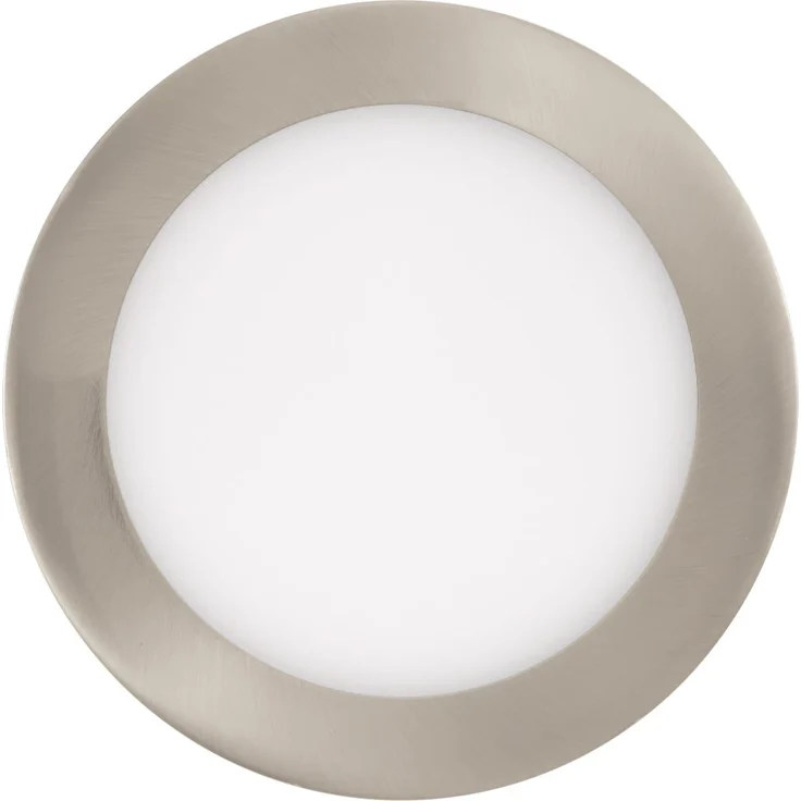 EGLO connect LED Einbauleuchte Fueva-C, Smart Home Einbaulampe, Material: Metallguss, Kunststoff, Farbe: Nickel matt, Ø: 17 cm, dimmbar, Weißtöne und Farben einstellbar – Bild 1