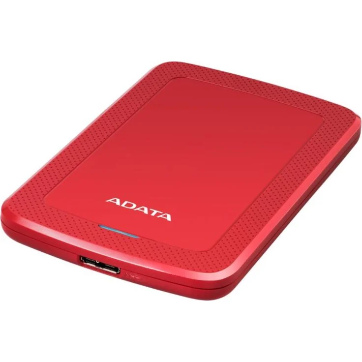 ADATA HV300 - Festplatte - 1 TB - extern (tragbar) - USB 3.1 - 256-Bit-AES - Rot (AHV300-1TU31-CRD) – Bild 3