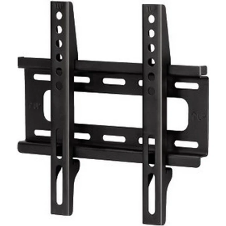 Hama TV-Wandhalterung Ultraslim (Fernseher von 19 bis 46 Zoll (48 cm bis 117 cm Bildschirmdiagonale), inkl. Fischer Dübel, VESA bis 200 x 200, Wandabstand nur 2,5 cm, max. 25 kg) schwarz – Bild 1