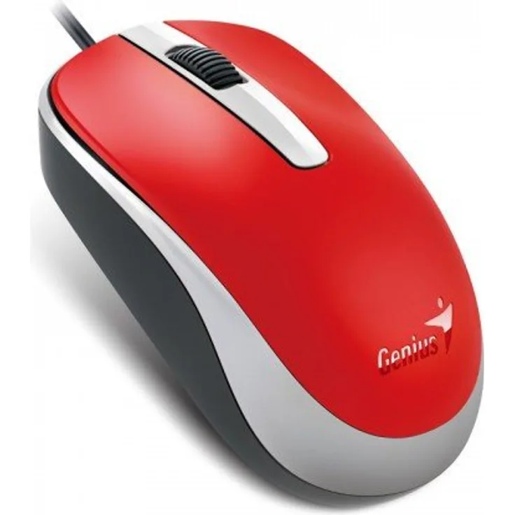 Genius DX-120 Maus USB Optisch 1000 DPI Beidhändig - Mäuse (Beidhändig, Optisch, USB, 1000 DPI)