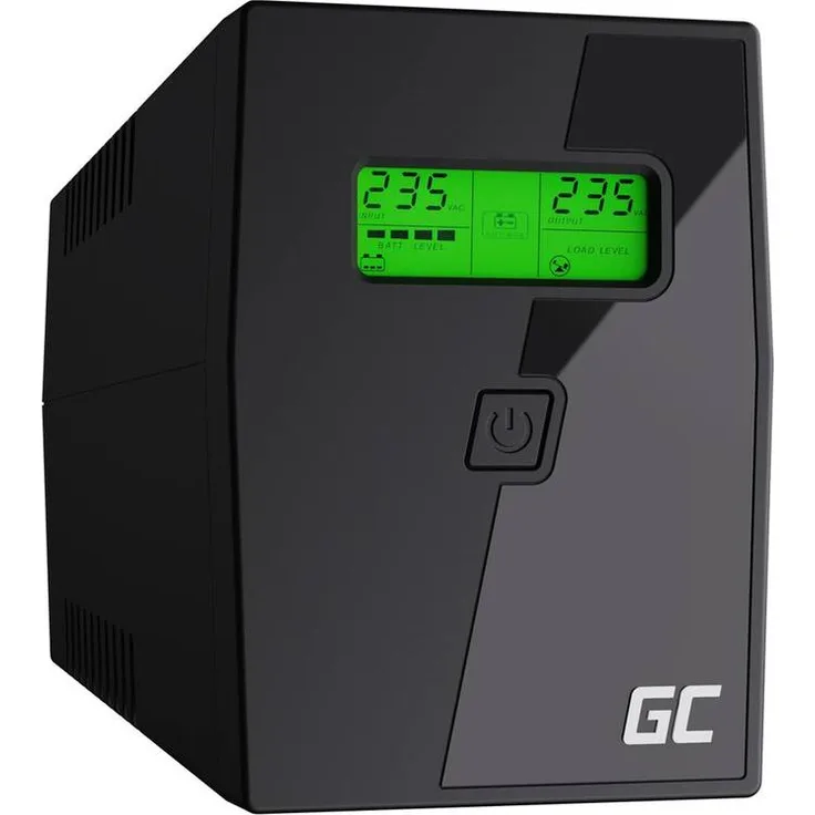 GREEN LL UPS-USV (600VA-360W, 2x Schuko, AVR, LCD)
