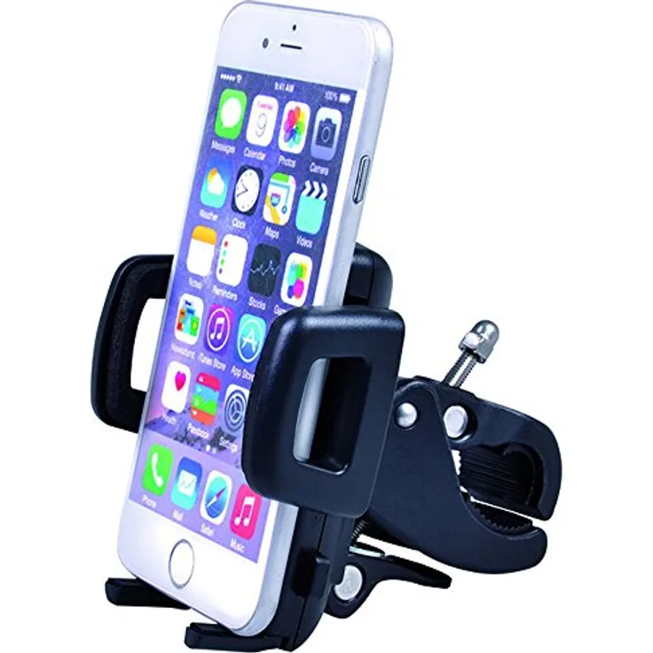 Maclean MC-684 Handy Smartphone Universal Fahrrad-Halterung 360° Bike Lenker Halter Holder