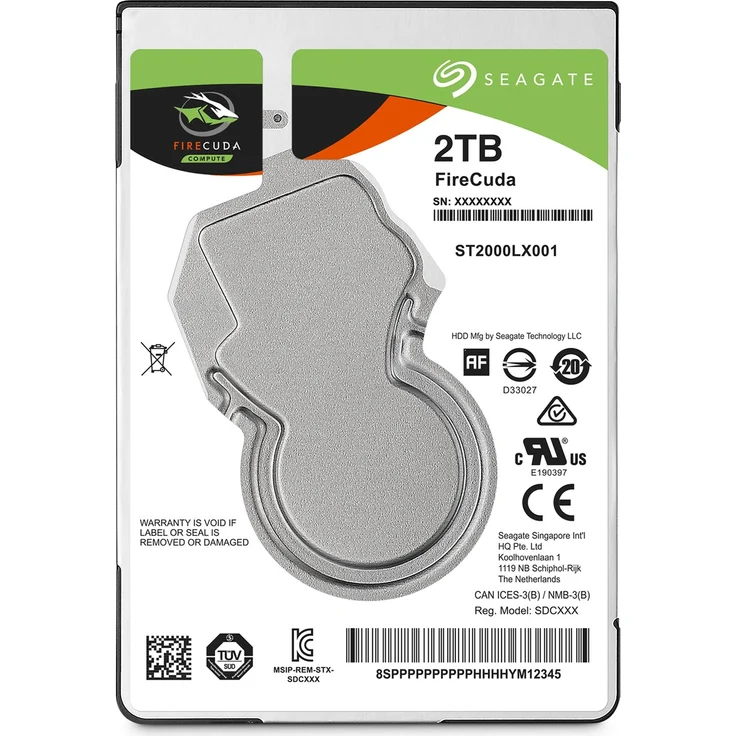 Seagate FireCuda Compute SSHD 2TB, SATA 6Gb/s (ST2000LX001)