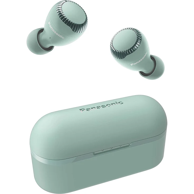 Panasonic RZ-S300WE-G True Wireless In-Ear Kopfhörer, mit Bluetooth, Mikrofon, spritzwassergeschützt, grün – Bild 1