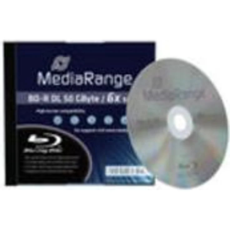 MediaRange BD-R Dual Layer 50GB 6-Fache Schreibgeschwindigkeit, Einzelnes Jewelcase – Bild 1