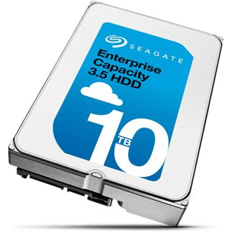 Seagate Exos X10 ST10000NM0016 - Festplatte - 10 TB - intern - 3.5 Zoll (8.9 cm) - SATA 6Gb/s - NL - 7200 rpm - Puffer: 256 MB (ST10000NM0016) – Bild 1