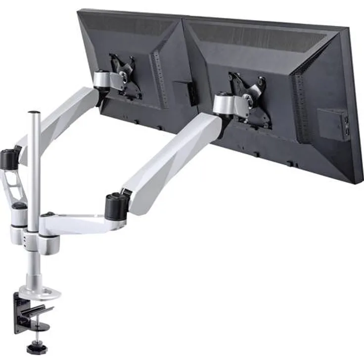 SpeaKa Professional SP-3947568 Flex 2fach Monitor-Tischhalterung 25,4cm (10'') - 68,6cm (27'') Höhenverstellbar, Neigbar