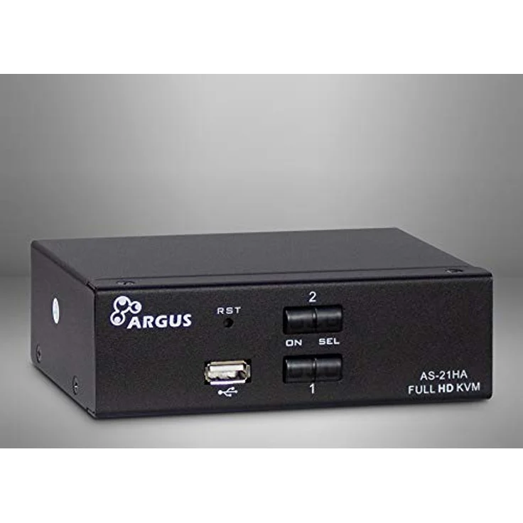 Inter-Tech KVM KVM-AS-21HA HDMI line in 2X HDMI 4X 3,5mm 3pol. Klinke 1 Power line Out 2X USB 2X 3,5mm 3pol Klinke 1x HDMI – Bild 1