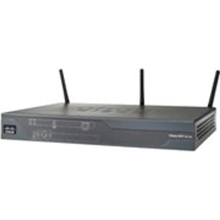 Cisco 867VAE - Wireless Router - DSL-Modem - 5-Port-Switch - GigE - WAN-Ports: 2 - 802.11b/g/n (draft 2.0) - 2,4 GHz