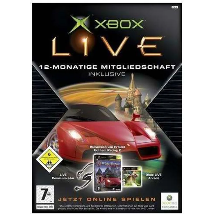 Microsoft Starter Kit (live 12 Months + Project Gotham Racing)